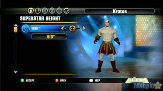 WWE All Stars Character Creation  Kratos [upl. by Nytram]