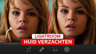 HUID verzachten in LIGHTROOM met PENSEEL  Lightroom en Photoshop tips  Zoomnl [upl. by Adnyleb399]