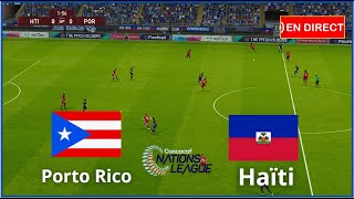 match Porto Rico vs Haïti en direct CONCACAF Ligue match complet Simulation de football Gameplay PC [upl. by Anifesoj98]