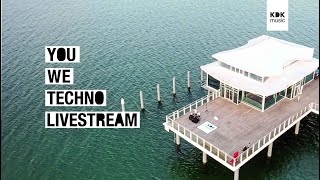 Techno DJ Livestream 2h Outdoor Beach [upl. by Higgs974]