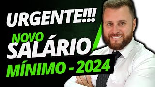 NOVO SALÁRIO MÍNIMO 2024  NOVAS CONTRIBUIÇÕES INSS [upl. by Darryl899]