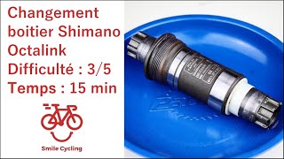 Changement boitier de pédalier Shimano Octalink [upl. by Tnomal731]