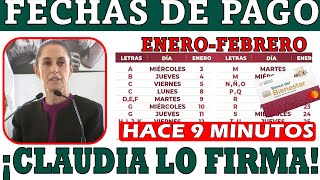 ♨️CALENDARIO DE PAGOS DE 7 MIL PESOS HOY 🎁FECHAS PAGO Enero 2025 PENSIÓN BIENESTAR💣 Monto a Recibir [upl. by Herzberg]