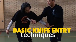 Basic Knife Fighting Entries  Silat Suffian Bela Diri [upl. by Schiffman]