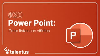 PowerPoint Crear listas con viñetas [upl. by Arlana722]