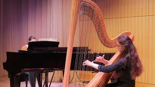 Dances Sacree et Profane by Claude Debussy Harp and Piano [upl. by Modeste]