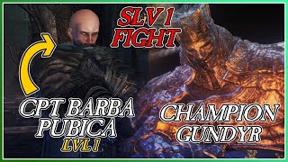 DS3 Soul Level 1 vs Champion Gundyr [upl. by Ambrosine]