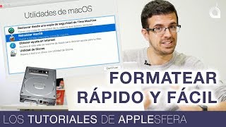 CÓMO FORMATEAR UN MAC BIEN RÁPIDO Y FÁCIL  Los Tutoriales de Applesfera [upl. by Tobie]