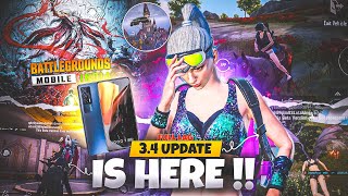 BGMI 34 UPDATE GAMEPLAY🥵5FingersGyroscopeIQOO 7 bgmi34update bgmi zeltrax [upl. by Kcirdnek]