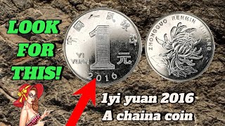 RAREST 2016 CHINA 1 YUAN COIN Worth Big Money [upl. by Caesaria178]