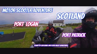 Motor Scooter Adventure Port Logan To Port Patrick On Our 3 Day Trip [upl. by Scopp]