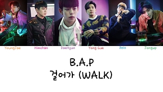 BAP  걸어가 Walk Color coded lyrics HanRomEng [upl. by Paugh903]