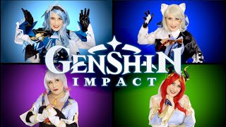 GENSHIN IMPACT Emberfire Cosplay Cover  The Song Burning in the Embers Just Josie Jo Cover [upl. by Iroc]