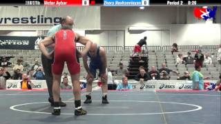 Victor Aybar vs Zhora Hovhannisyan at 2013 Veterans Nationals  Freestyle [upl. by Llaccm]