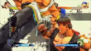 Ryu USFIV Combos ft EX Shoryuken and jMP cancels [upl. by Nikkie]