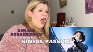 Voice Teacher Reacts  Dimash Kudaibergen quotSinful Passionquot [upl. by Kessiah666]