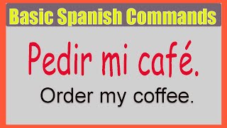 How to give Commands in Spanish  Basic commands of Spanish  Learn Spanish spanish learnspanish [upl. by Arrad]