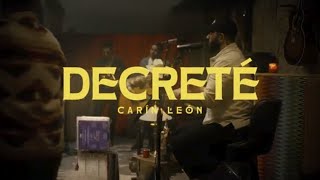 Carín León  Decreté Official Video [upl. by Stoller562]