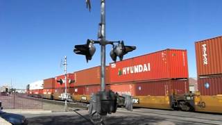 BNSF 7594 east at Gallup NM 22Apr12 [upl. by Demetra437]