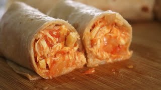 Receta de burritos de pollo 🍗 ¡FÁCIL Y DELICIOSOS 😋 [upl. by Romanas]