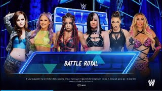 WWE Smackdown No 1 Contener for Womens championship match WWE2K24 [upl. by Yumuk]