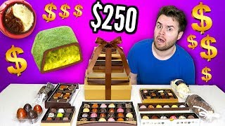 I spent 250 on GODIVA candy and i tried all of it  Luxury Chocolate Taste Test [upl. by Nefets753]