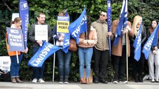 Willenhall EACT teachers strike over work conditions [upl. by Jule]