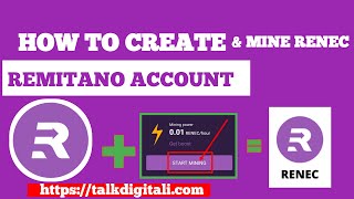 How to create account on Remitano and start mining Renec [upl. by Netsriik]