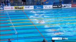 Mondiaux de natation  revivez le 100 m dos de Camille Lacourt médaillé dargent [upl. by Greenlee]