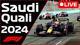 🔴F1 LIVE  Saudi Arabia GP QUALI  Commentary  Live Timing [upl. by Battiste]