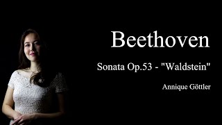 Beethoven Op53  quotWaldsteinquot  Annique Göttler Live [upl. by Araiet]