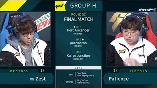 2019 GSL S1 Ro32 Group H Match5 Patience vs Zest [upl. by Reinhardt]