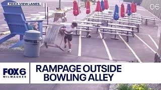 Waukesha bowling alley rampage police seek men who caused 1K damage  FOX6 News Milwaukee [upl. by Otokam]