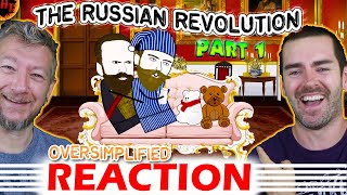 The Russian Revolution  OverSimplified REACTION Part 1 [upl. by Eatnuahc]