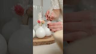 Fun DIY with Christmas ornaments diy christmasdecor ornaments [upl. by Alyose239]