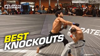 CRAZIEST KNOCKOUTS IN KARATE COMBAT [upl. by Aubree]