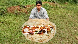 Porotta Beef Roll  Beef Paratha Roll Recipe  paratha and beef chilli roll [upl. by Zoi]