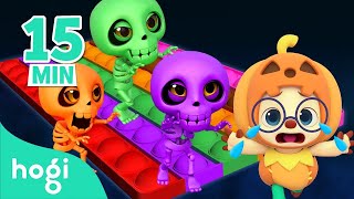 🎃 Kid show 👻｜15min｜Halloween Songs｜Halloween Colors｜Hogi Halloween [upl. by Eward]