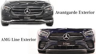 2021 EClass Avantgarde vs AMG Line MercedesBenz [upl. by Emili]