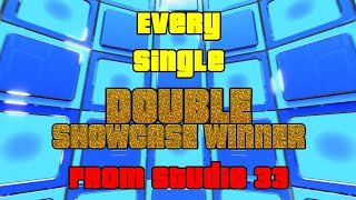 The Price is Right  Every Single Double Showcase Winner from Studio 33 [upl. by Atig]