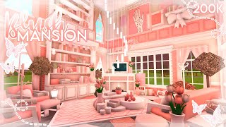 Blush Roleplay Mansion  200k  Roblox  Bloxburg  Speedbuild [upl. by Holly-Anne]