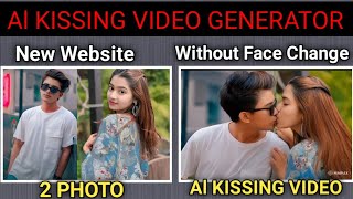 Trending Ai Kissing Video Editing 2Photo Kissing Video Ai  Kissing VideoGenerator  Hugging Ai [upl. by Wait]