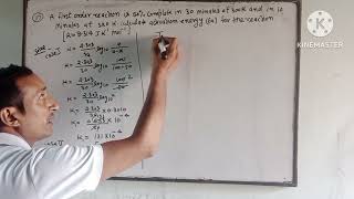 numericals of activation energy Part 1 [upl. by Johathan]