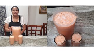 como hacer un delicioso jugo de zanahoria con leche🥕 [upl. by Allebasi]