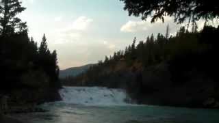 Bow River Falls and Spray River Confluence  Banff Alberta [upl. by Eiznekcm]