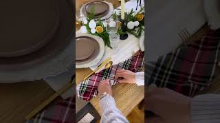 Cómo DECORAR LA MESA para la CENA NAVIDEÑA  ✨Aquí les comparto como uso las mismas decoraciones 🎄 [upl. by Onahpets]