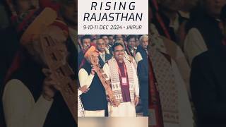 pm Modi amp cm bhajan lal  Rising Rajasthan Global Investment Summit 2024 shorts [upl. by Harbard]