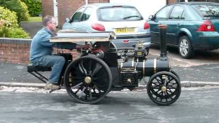 Steam Traction World 4quot Scale Burrell Road Locomotive  Finally able to drive Blackbeard [upl. by Moersch558]