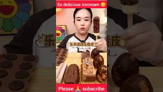 Best chocolate ice creams eating😋shorts mukbang eatingshow [upl. by Yznyl891]