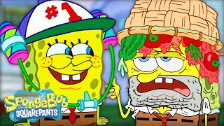 Every Crazy Hat Ever 🎩  SpongeBob [upl. by Ahsinac]